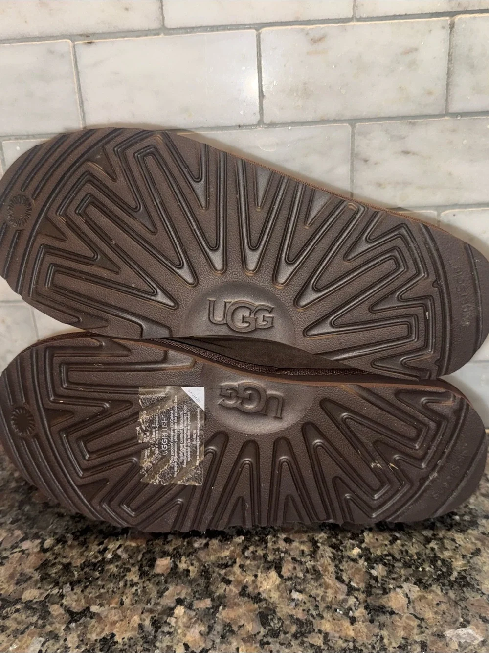 Kids UGG Chocolate Brown Suede Moccasins